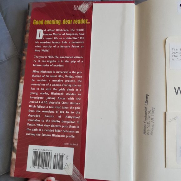 Alfred Hitchcock In The Vertigo Murders Hardcover Book By J. Madison Davis - Picture 10 of 16